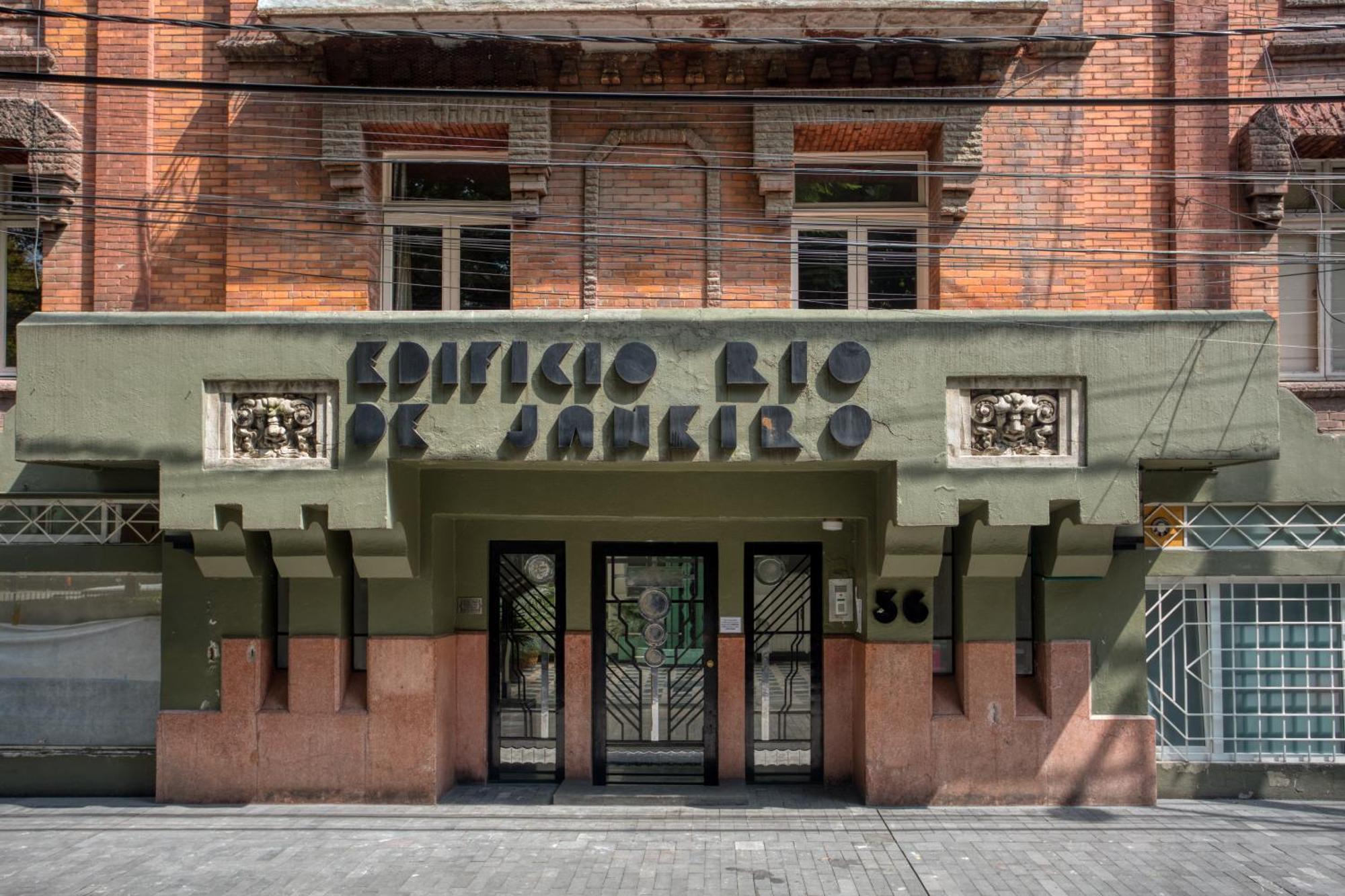 Edificio Art Deco En Roma Norte Kota Meksiko Bagian luar foto